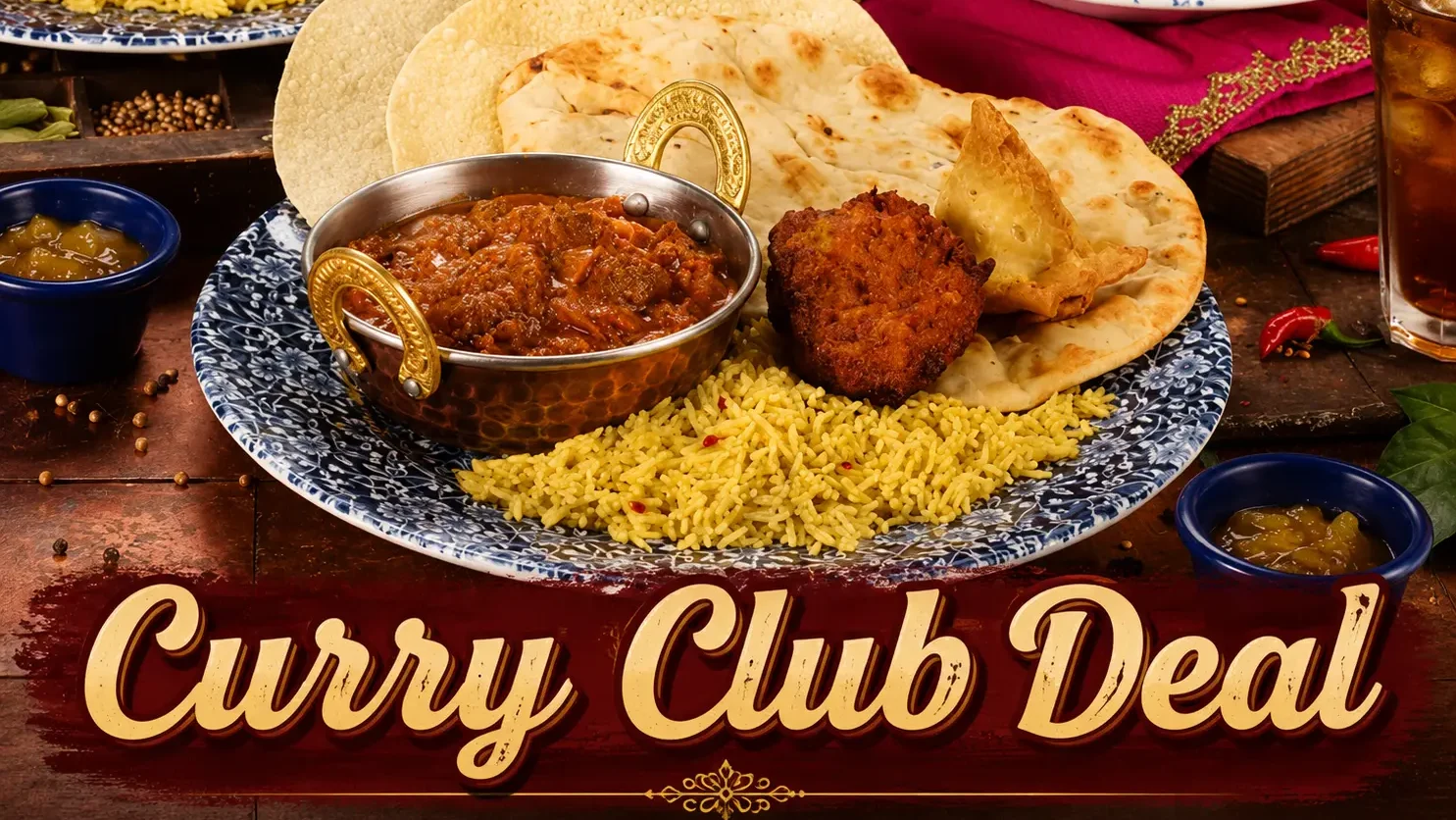 Curry Club Deal wetherspoons