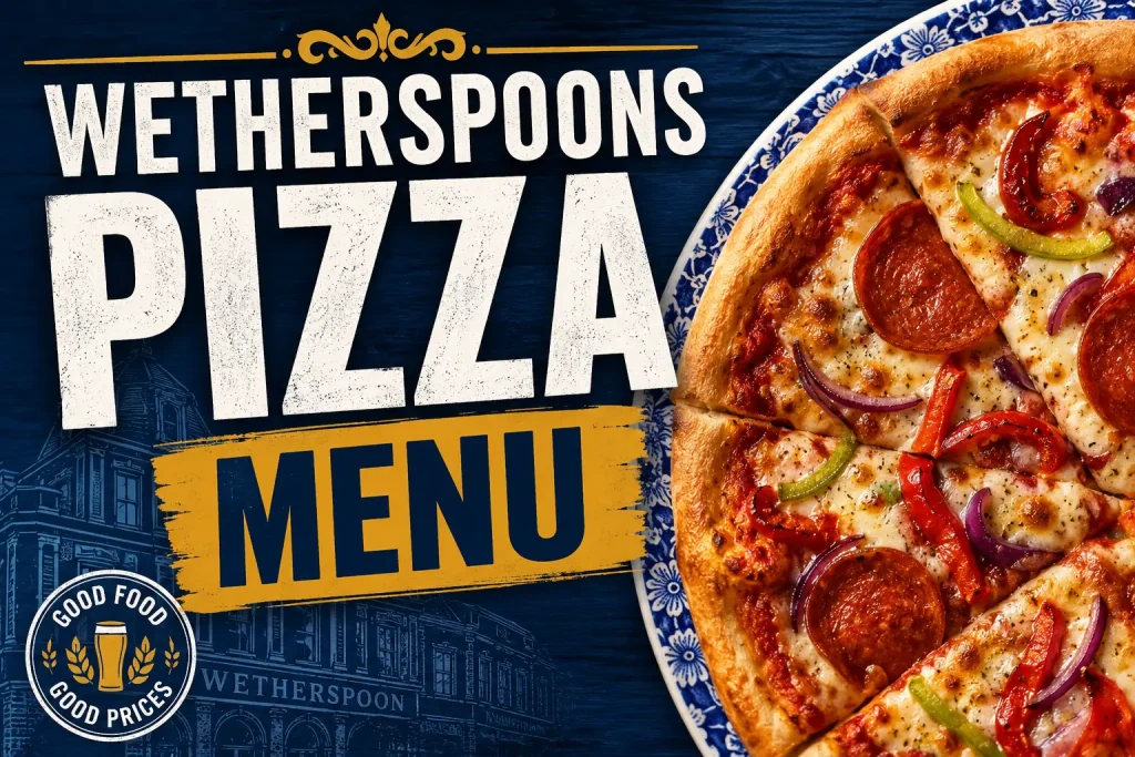 Wetherspoons Pizza Menu